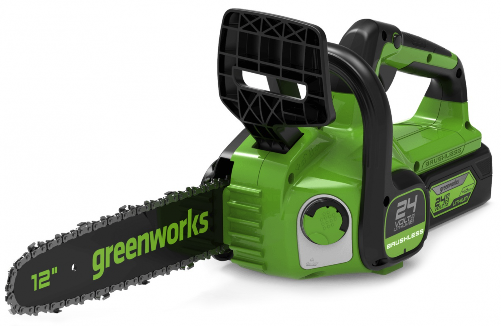 Цепная пила аккумуляторная Greenworks G24CS25 24В 25 см без АКБ и ЗУ