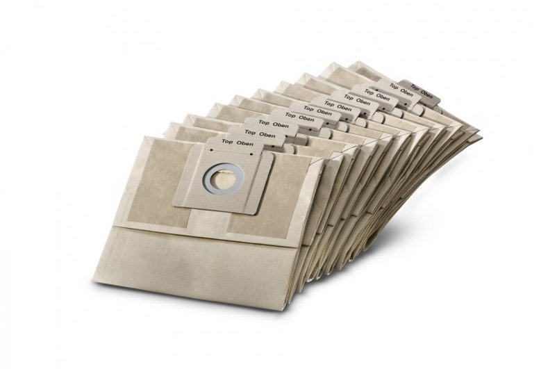 Фильтр-мешки бумажные для BV 5/1 (уп 10шт) Karcher 6.904-403.0