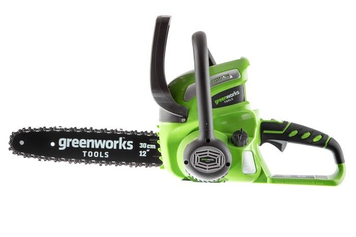 картинка Цепная пила аккумуляторная GreenWorks G40CS30 40V без АКБ и ЗУ (20117)