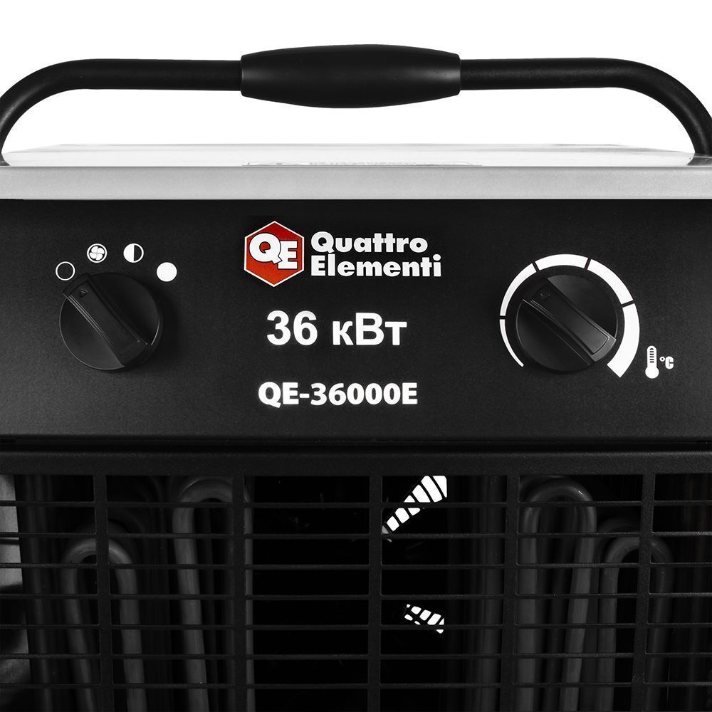 картинка Тепловая пушка электрическая с ТЭН QUATTRO ELEMENTI QE-36000 E картинка Тепловая пушка электрическая с ТЭН QUATTRO ELEMENTI QE-36000 E