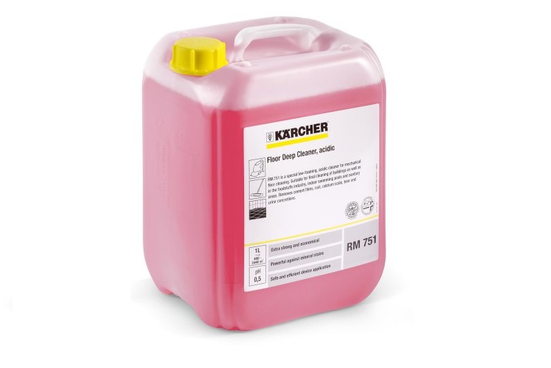 картинка Профессиональное средство RM 751 кислое интенсивное для общей чистки, 10л Karcher 6.295-129.0