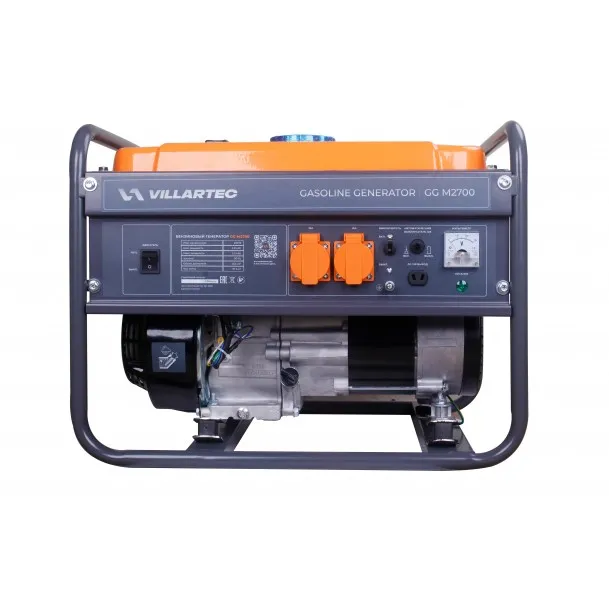 картинка Генератор бензиновый VILLARTEC GM2700, 2,2 кВт картинка Генератор бензиновый VILLARTEC GM2700, 2,2 кВт