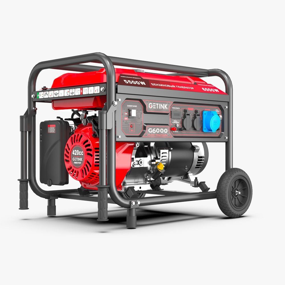 Бензиновый генератор SUNREKA G6000, серия «R» Бензиновый генератор SUNREKA G6000, серия «R»