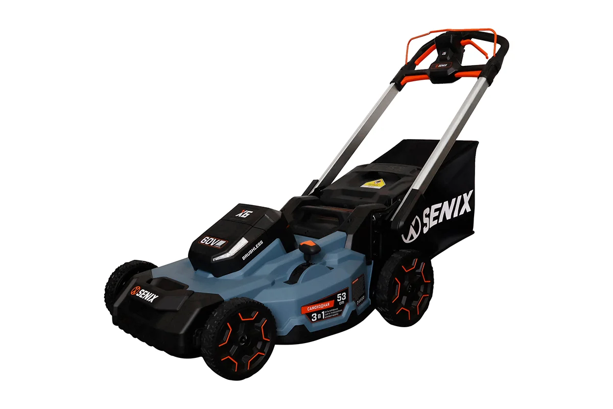 Газонокосилка аккумуляторная самоходная SENIX X6 60V, 53см, без акб и зу LPSX6-H-EU-0