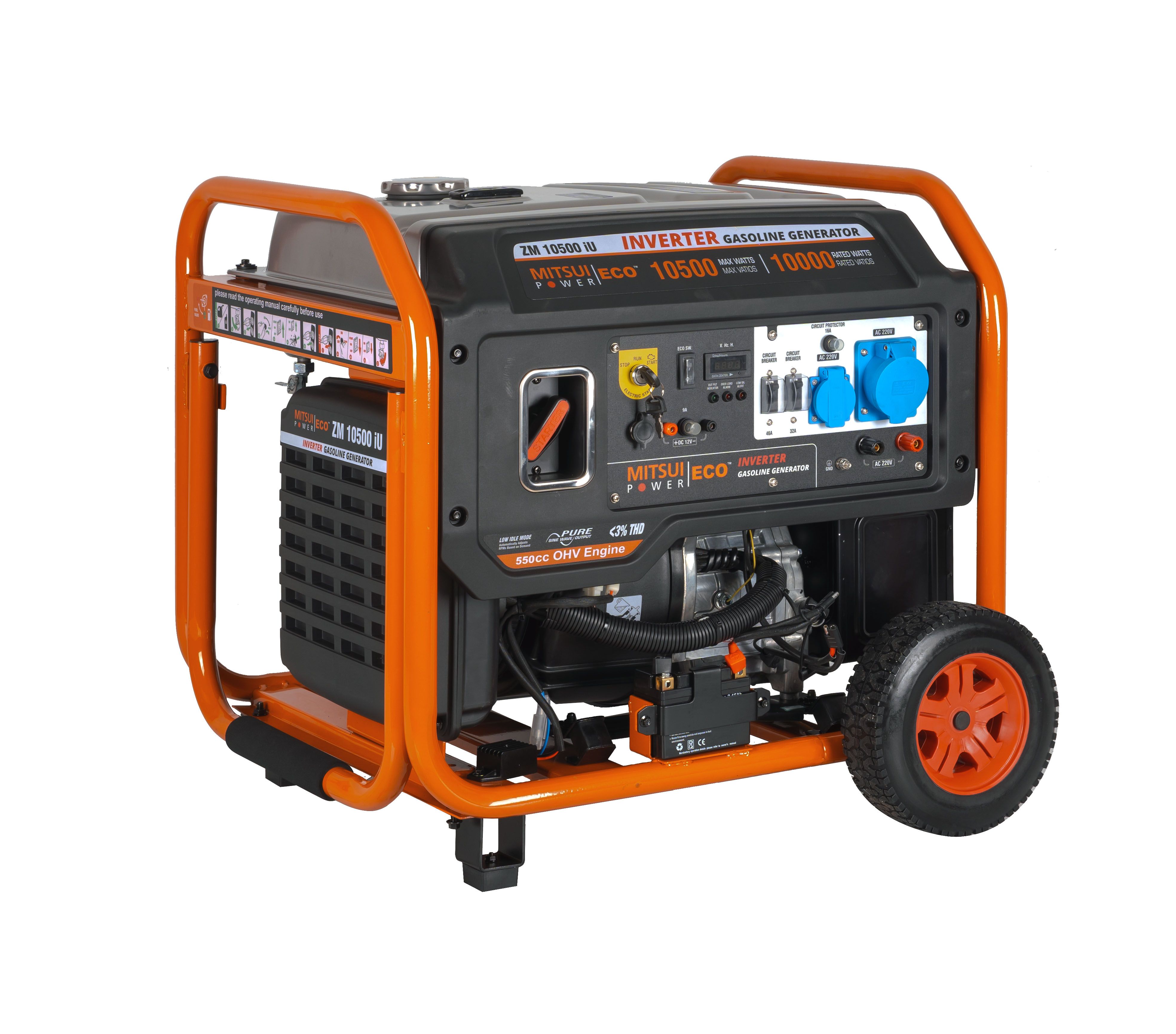 Инверторный бензиновый генератор MITSUI POWER ECO ZM 10500 iU