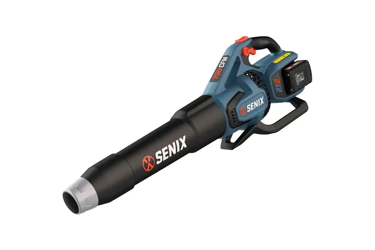 картинка Воздуходувка аккумуляторная SENIX 2X2 40V, 216 км/ч, 2 акб ,1 зу, BLAX2-M2-EU
