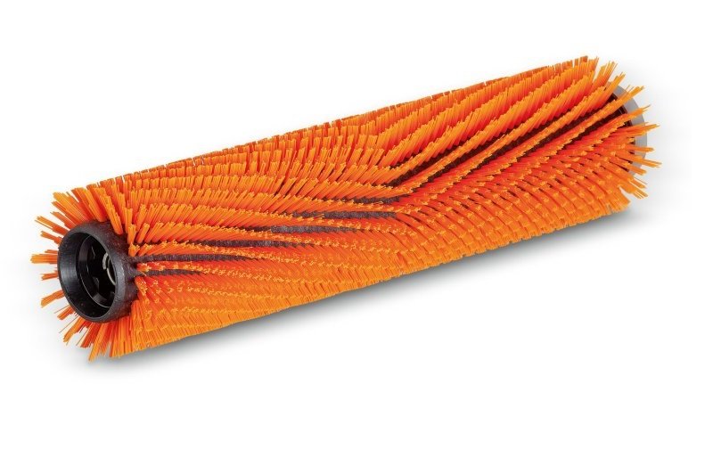 Цилиндрическая щетка 550мм профилированная оранжевая для структурированных покрытий и швов Karcher 4.762-410.0
