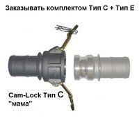 Cam-Lock соединение мама, d=38mm(1.5”)