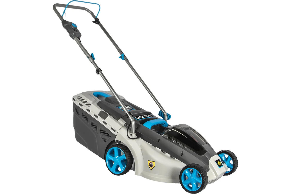 картинка Аккумуляторная газонокосилка DDE BlueTech LMB 3840 ширина 38 см, высота 25 - 75, сборник, без ЗУ и АКБ 909-297 картинка Аккумуляторная газонокосилка DDE BlueTech LMB 3840 ширина 38 см, высота 25 - 75, сборник, без ЗУ и АКБ 909-297