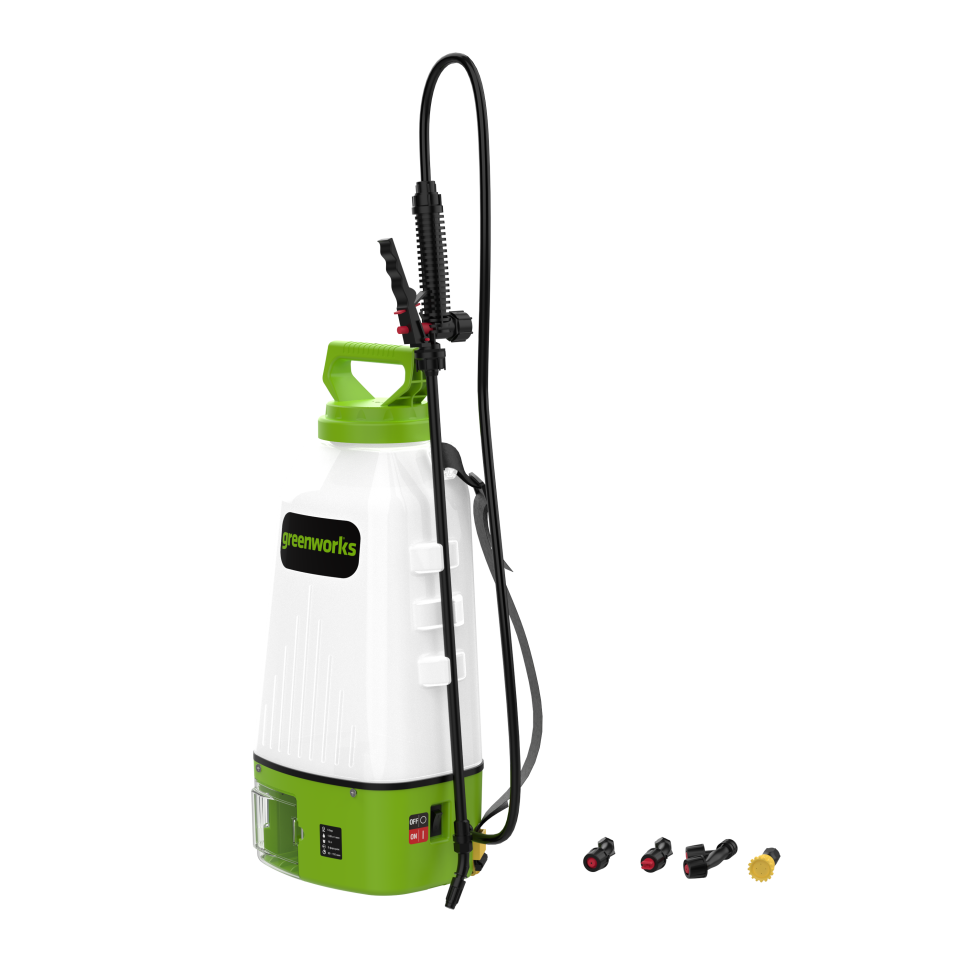 картинка Опрыскиватель аккумуляторный Greenworks BPS2410, 24V, 10 л, без АКБ и ЗУ картинка Опрыскиватель аккумуляторный Greenworks BPS2410, 24V, 10 л, без АКБ и ЗУ