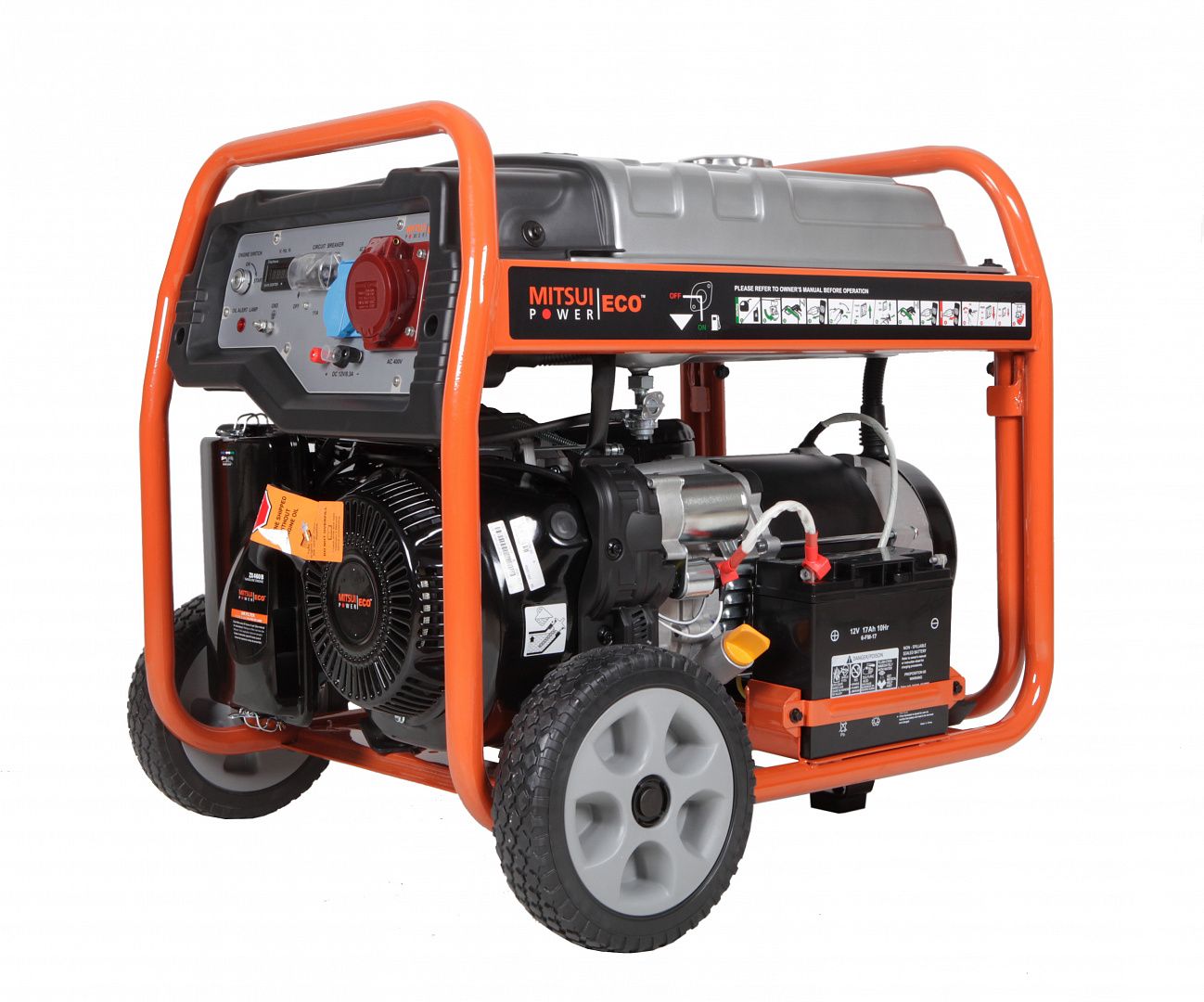 картинка Бензиновый генератор Mitsui Power Eco ZM 9500 E-3 картинка Бензиновый генератор Mitsui Power Eco ZM 9500 E-3