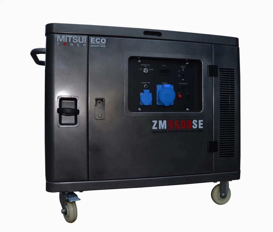 картинка Бензиновый генератор Mitsui Power Eco ZM 9500 SE картинка Бензиновый генератор Mitsui Power Eco ZM 9500 SE