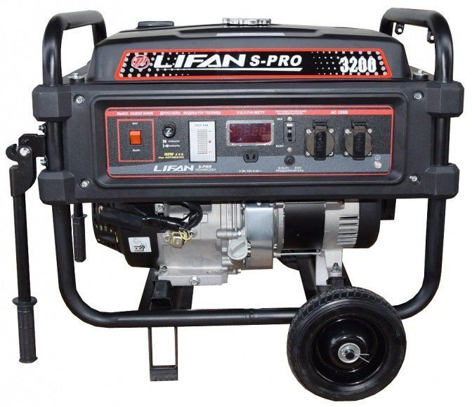 картинка Бензиновый генератор Lifan S-Pro 3200