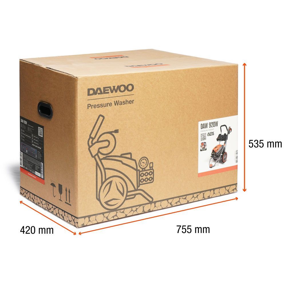 картинка Мойка высокого давления DAEWOO DAW 920W картинка Мойка высокого давления DAEWOO DAW 920W