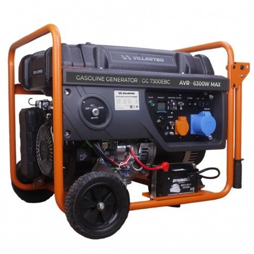 Генератор бензиновый VILLARTEC GG7300ЕВС, 6,3 кВт Генератор бензиновый VILLARTEC GG7300ЕВС, 6,3 кВт