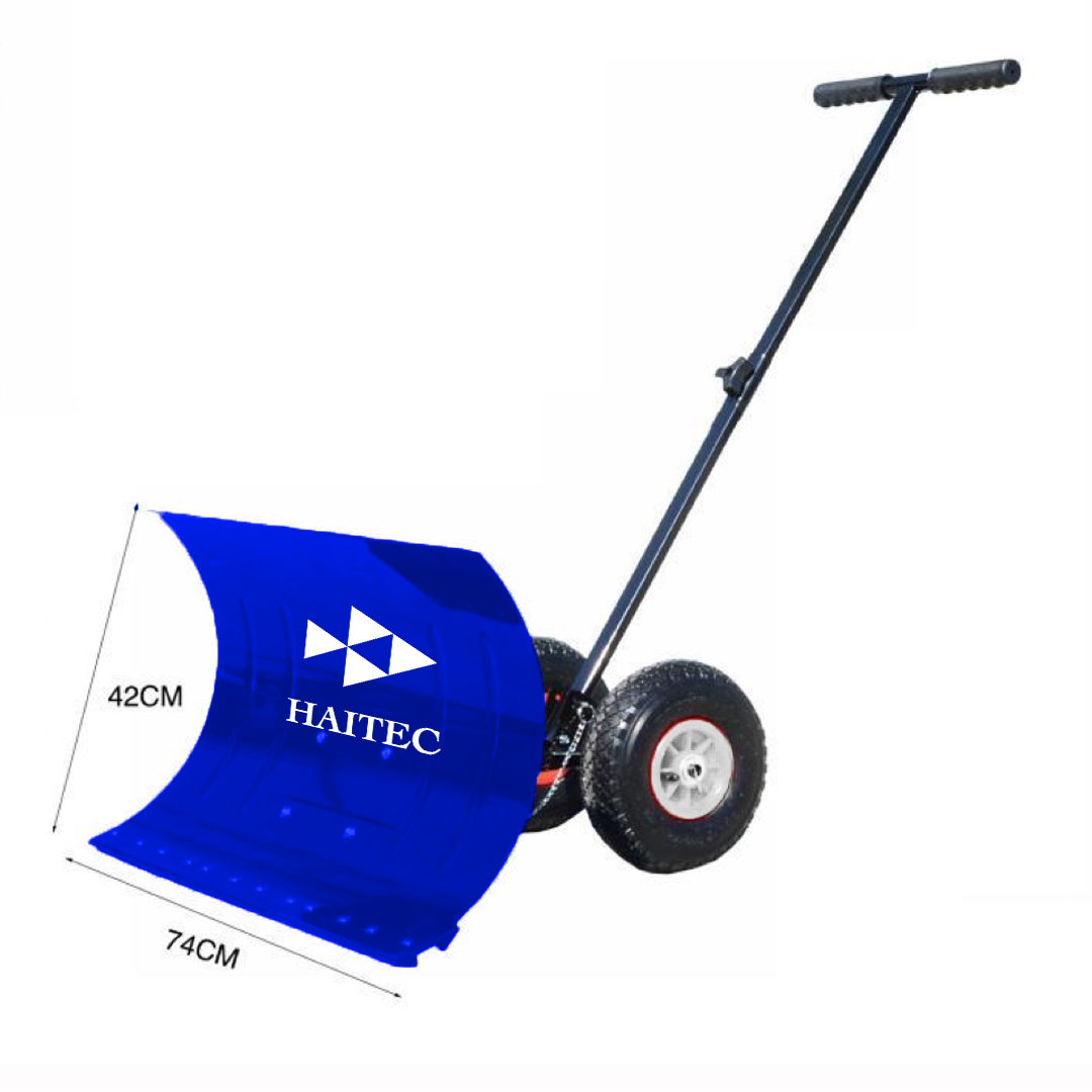 Лопата- Скребок для снега с колесами HAITEC HT-SS740