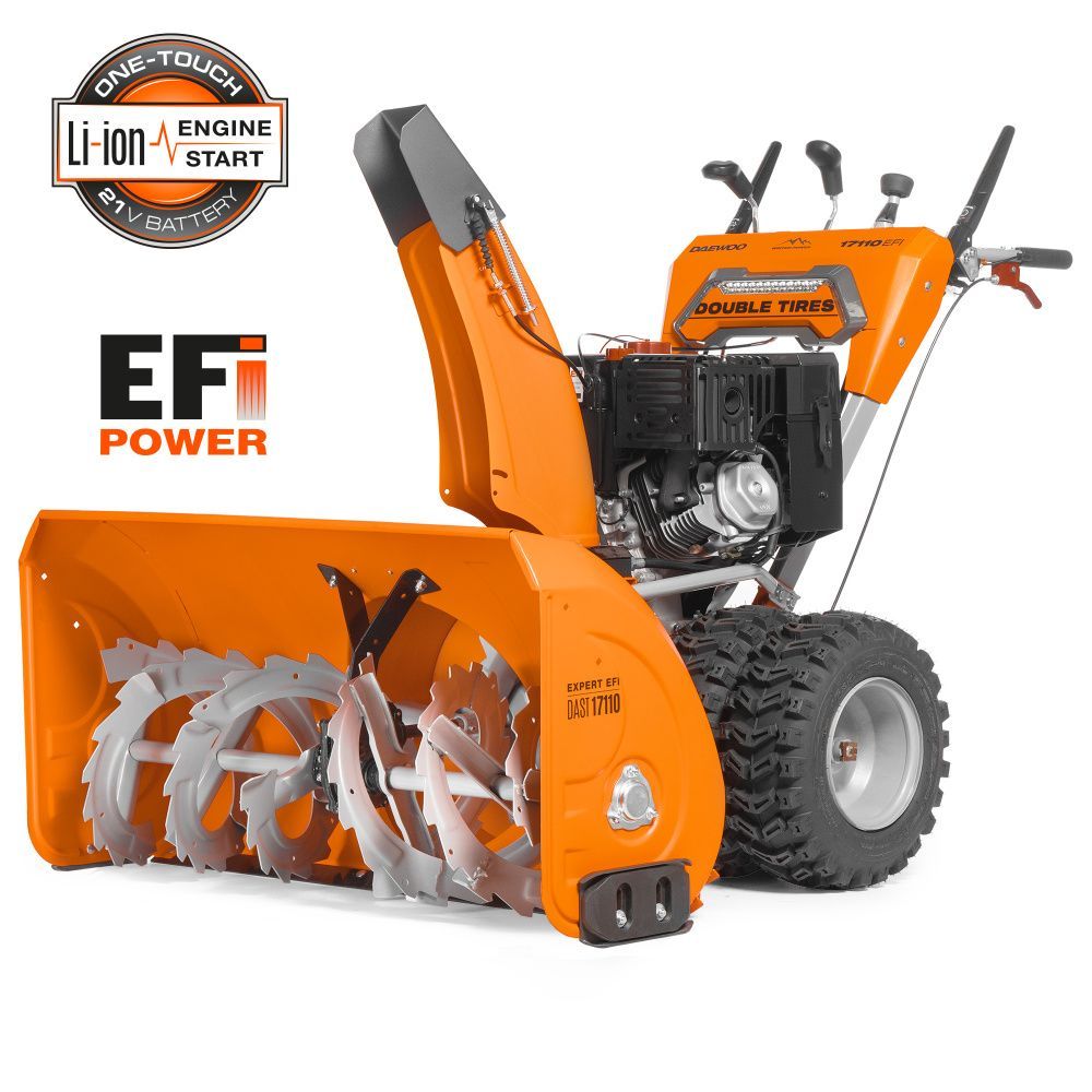Снегоуборщик DAEWOO бензиновый с инжекторным двигателем DAST 17110 EFI