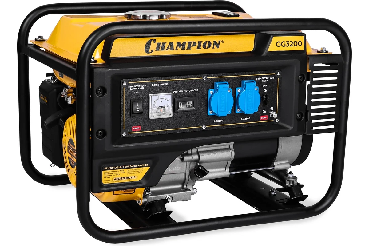 картинка Генератор Champion GG3200 картинка Генератор Champion GG3200
