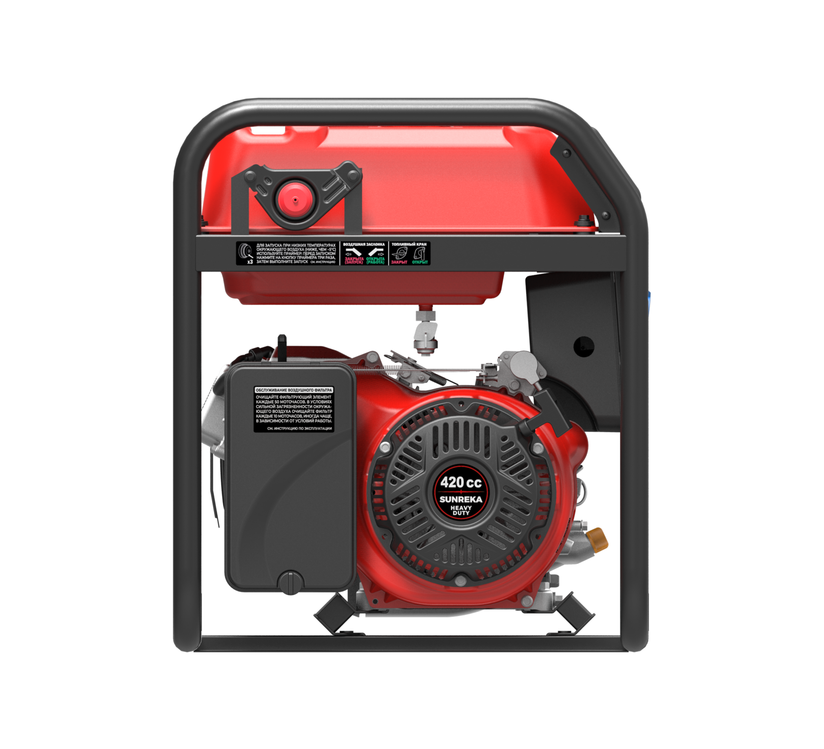 картинка Бензиновый генератор SUNREKA G6500X, серия «X» картинка Бензиновый генератор SUNREKA G6500X, серия «X»