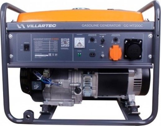 Генератор бензиновый VILLARTEC GGM7200С, 5,8/6,3 кВт Генератор бензиновый VILLARTEC GGM7200С, 5,8/6,3 кВт