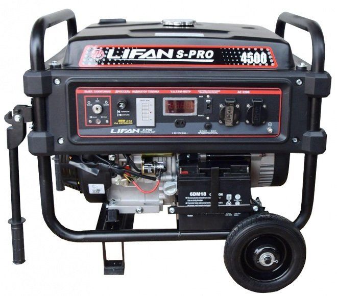 картинка Бензиновый генератор Lifan S-Pro 4500