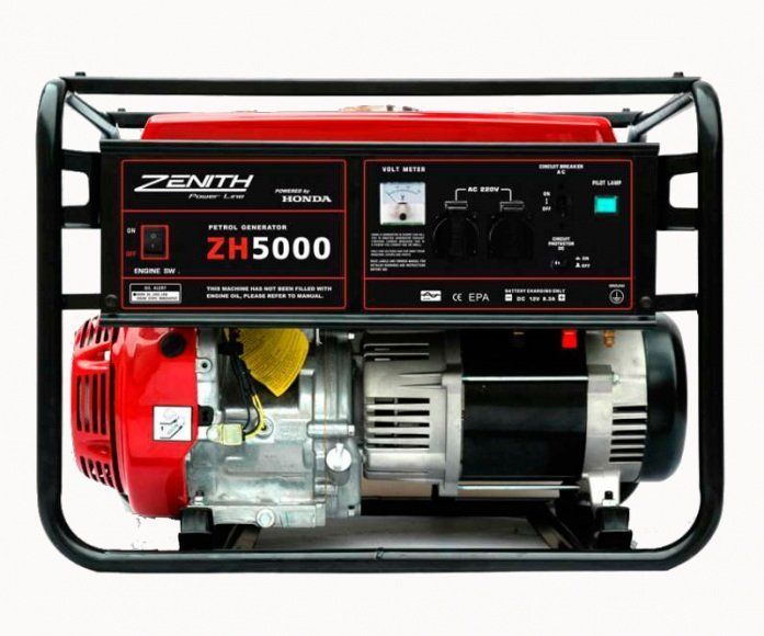 картинка Бензиновый генератор Zenith ZH5000
