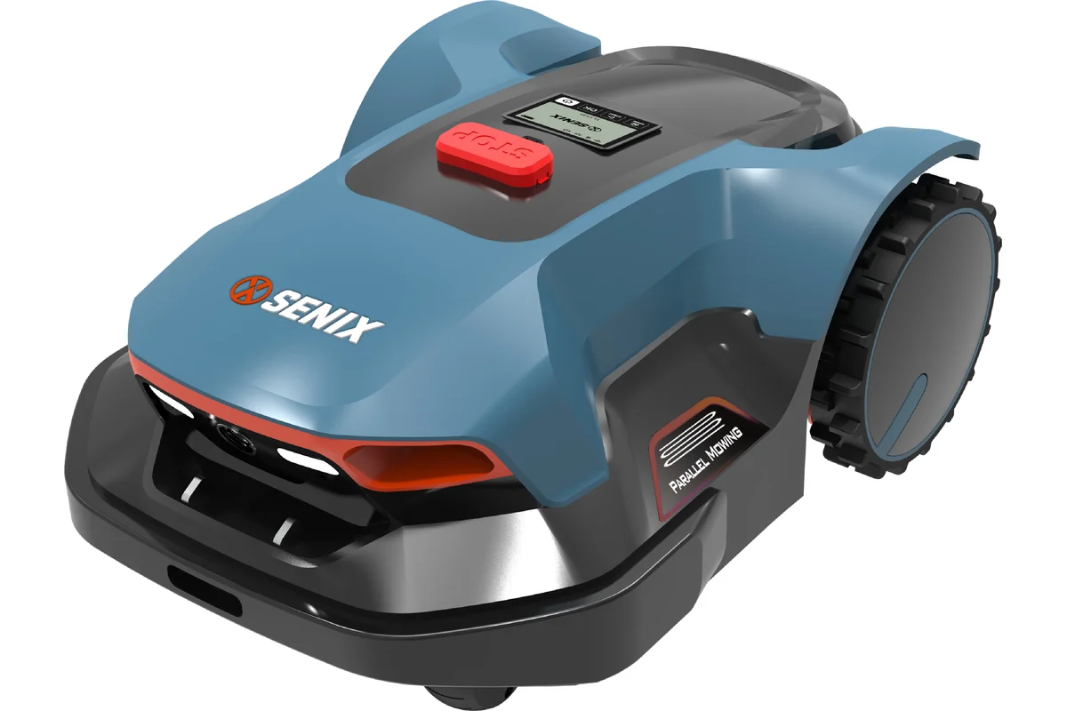 Робот газонокосилка SENIX GPS 22.5 см х2 20В, 1 батарея 4.0 Ач, Зарядная станция LR225-H-EU