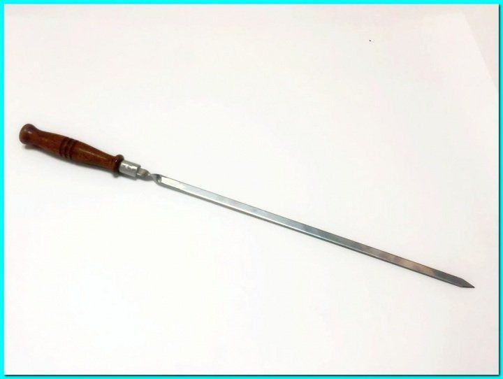 картинка Шампур с деревянной ручкой -44 см
