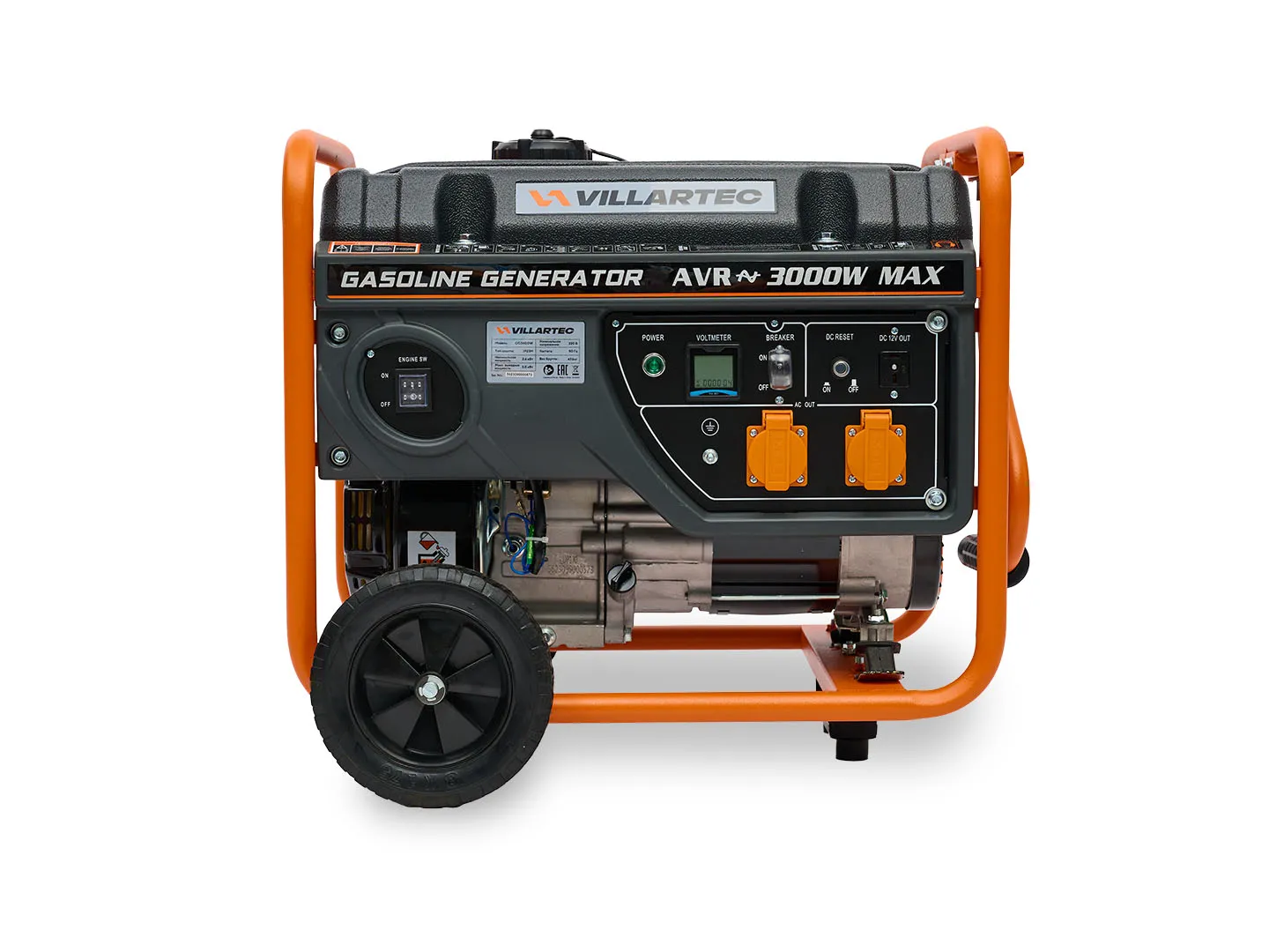 Генератор бензиновый VILLARTEC GG3400W , 2,6 кВт