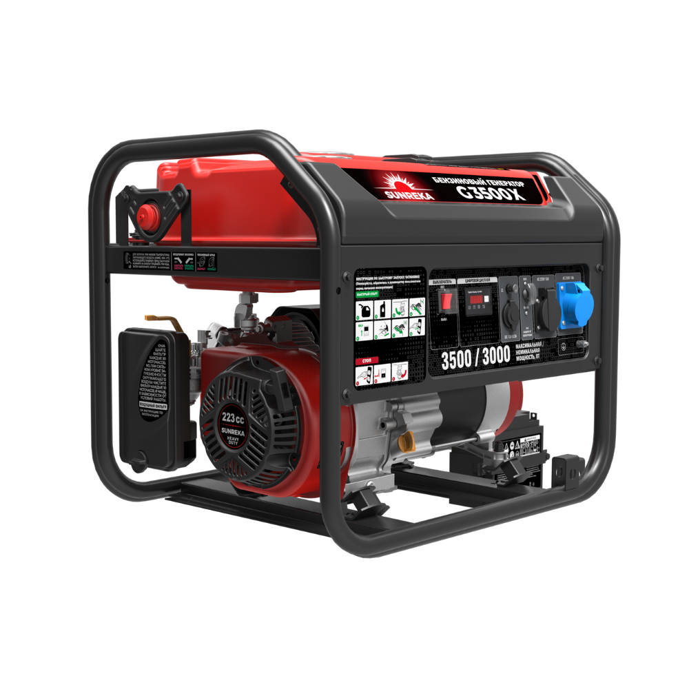 Генератор бензиновый SUNREKA G3500X Генератор бензиновый SUNREKA G3500X