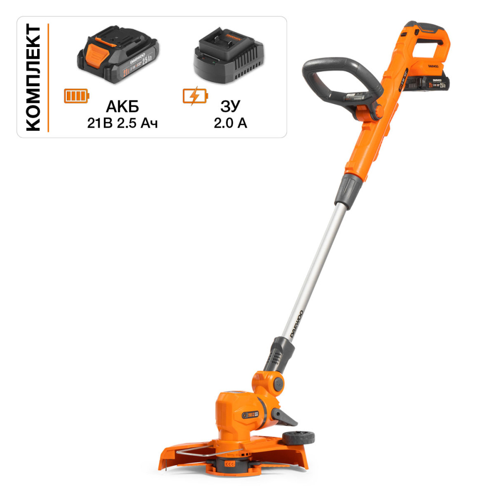картинка Триммер аккумуляторный DAEWOO DATR 3521Li SET картинка Триммер аккумуляторный DAEWOO DATR 3521Li SET