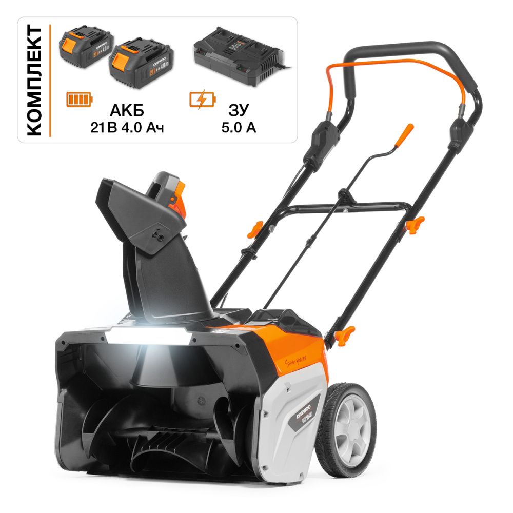 картинка Снегоуборщик аккумуляторный DAEWOO DAST 5042Li SET