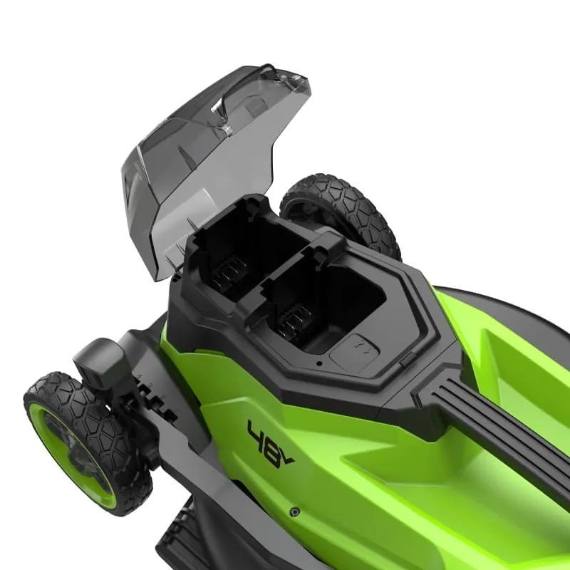 картинка Газонокосилка аккумуляторная Greenworks GD24X2LM361, 2х24V, 36 см, c 2хАКБ 4Ач и ЗУ картинка Газонокосилка аккумуляторная Greenworks GD24X2LM361, 2х24V, 36 см, c 2хАКБ 4Ач и ЗУ