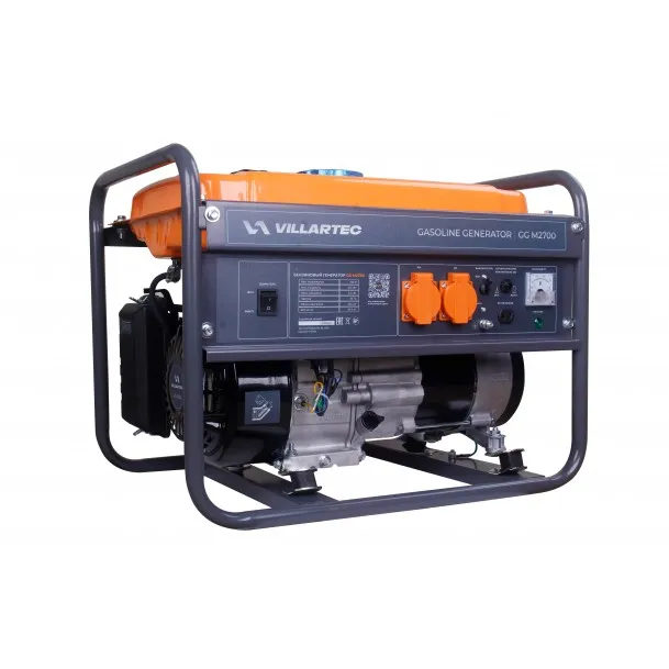 картинка Генератор бензиновый VILLARTEC GM2700, 2,2 кВт картинка Генератор бензиновый VILLARTEC GM2700, 2,2 кВт