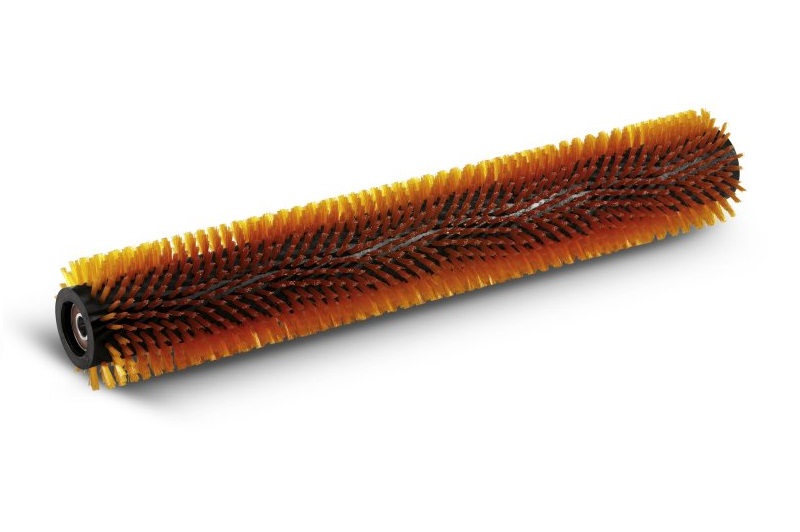 Цилиндрическая щетка 800мм профилированная оранжевая для структурированных покрытий и швов Karcher 6.906-990.0