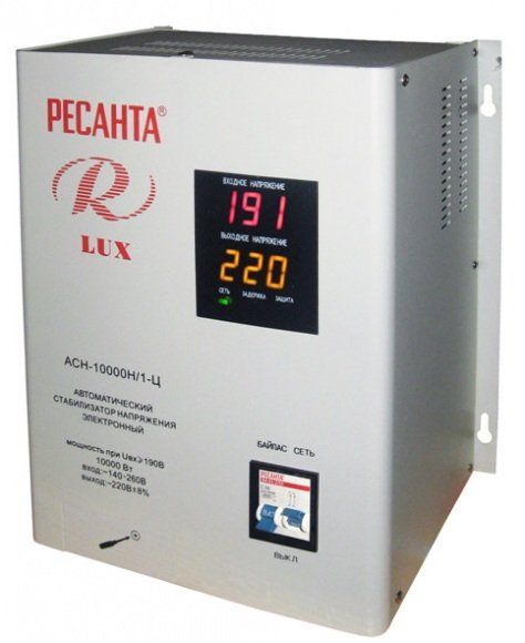 картинка Стабилизатор Ресанта Lux АСН-10000 Н/1-Ц (настенный)