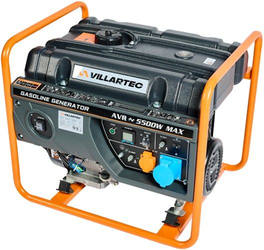Генератор бензиновый VILLARTEC GG6300C , 5.0/5.5квт /2025 Генератор бензиновый VILLARTEC GG6300C , 5.0/5.5квт /2025