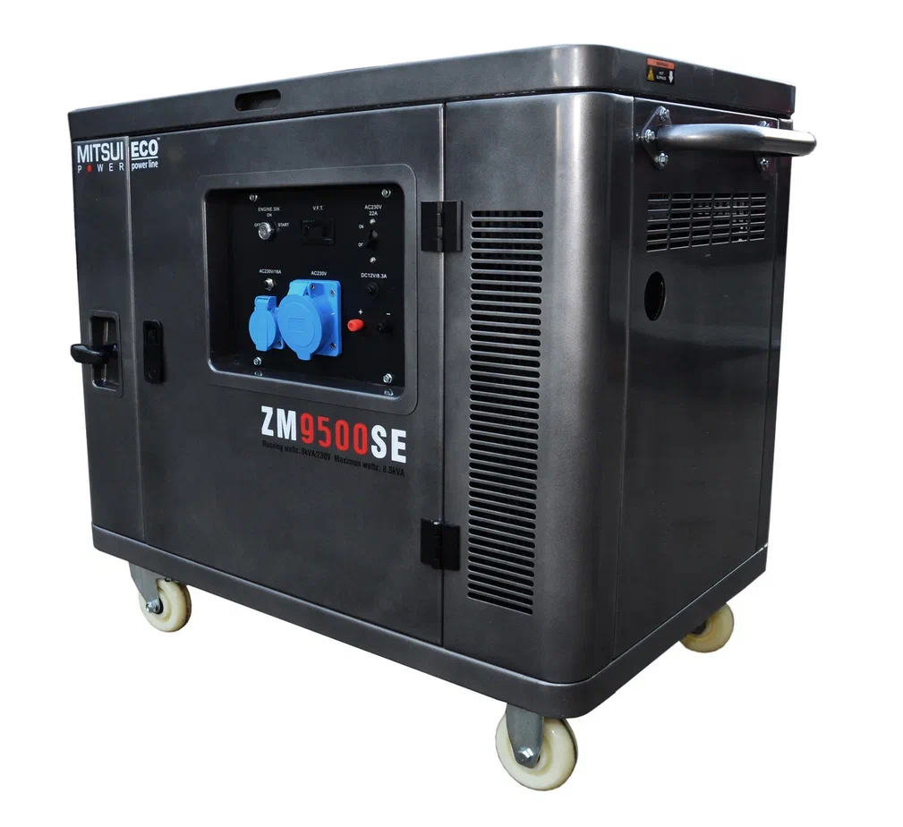 картинка Бензиновый генератор Mitsui Power Eco ZM 9500 SE картинка Бензиновый генератор Mitsui Power Eco ZM 9500 SE