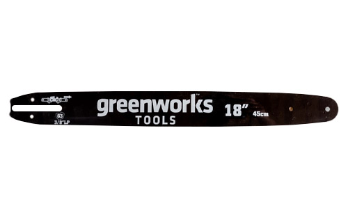 Стальная шина 45 см для 220V 2000 ватт цепной пилы Greenworks 20037