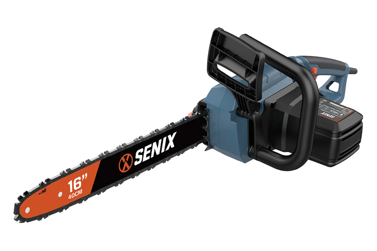 Электрическая цепная поперечное исполнение пила 2200Вт, 40см шина SENIX CSE22-M4-EU