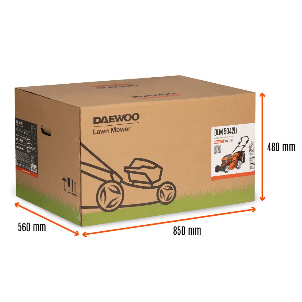 картинка Аккумуляторная газонокосилка DAEWOO DLM 5042Li картинка Аккумуляторная газонокосилка DAEWOO DLM 5042Li