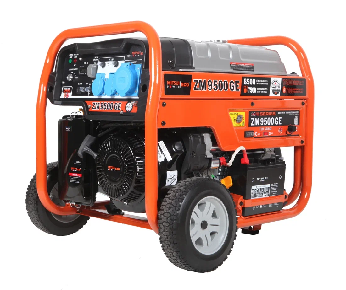 Газо-бензиновый генератор Mitsui Power Eco ZM 9500 GE Газо-бензиновый генератор Mitsui Power Eco ZM 9500 GE
