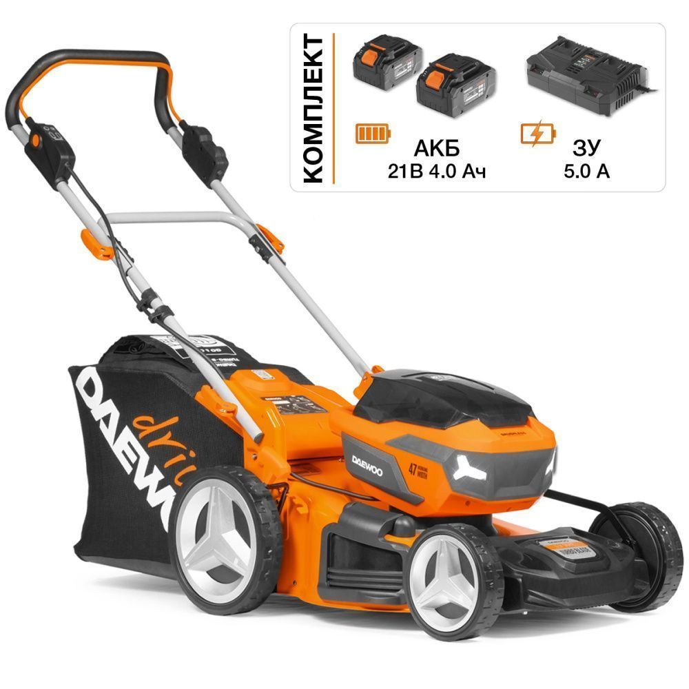 картинка Аккумуляторная газонокосилка DAEWOO DLM 5042Li SET