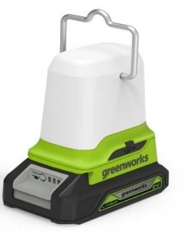 картинка Фонарь светодиодный аккумуляторный Greenworks Арт. 3501007, 24V, без АКБ и ЗУ